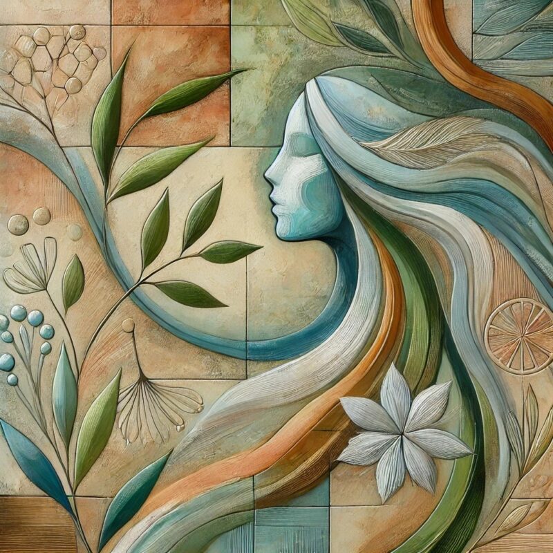 No more a guest inside her skin. She finally let herself begin.